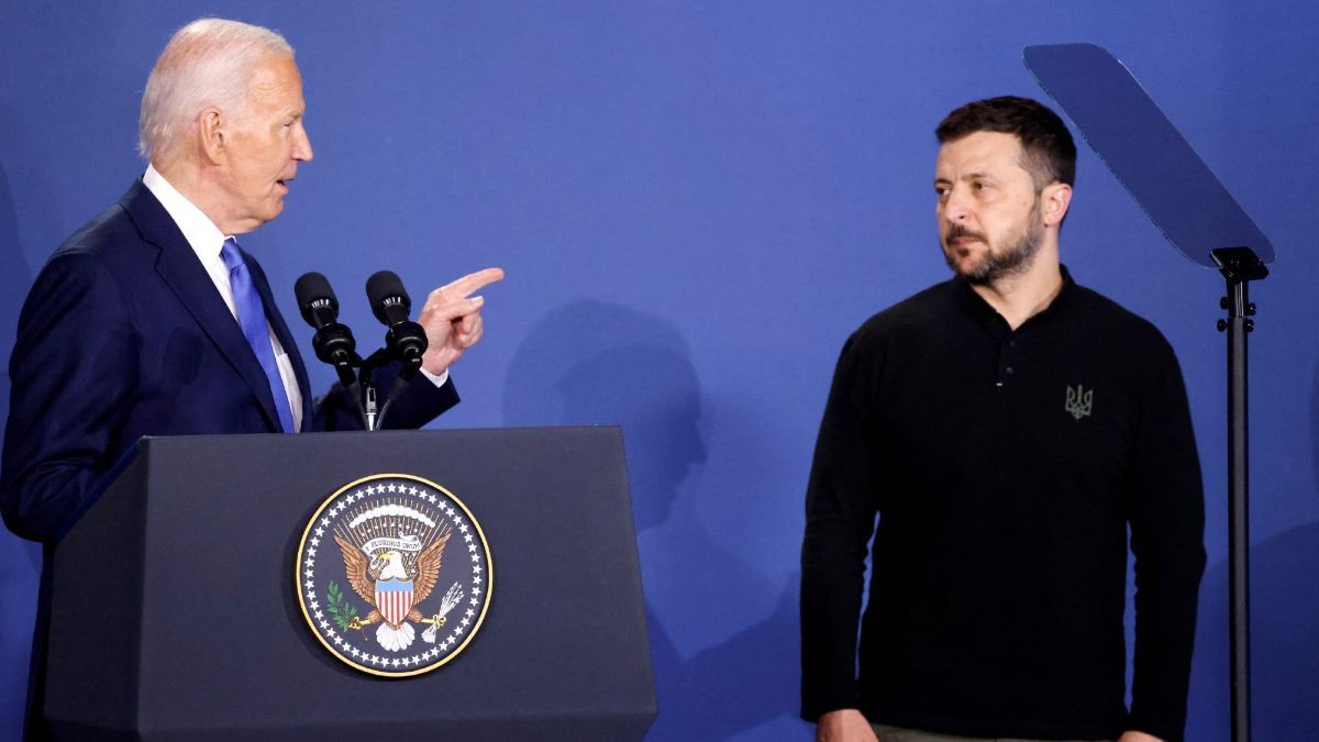 FOTO: Ekspresi Presiden Amerika Joe Biden Salah Sebut Nama Presiden Ukraina Jadi 'Putin'