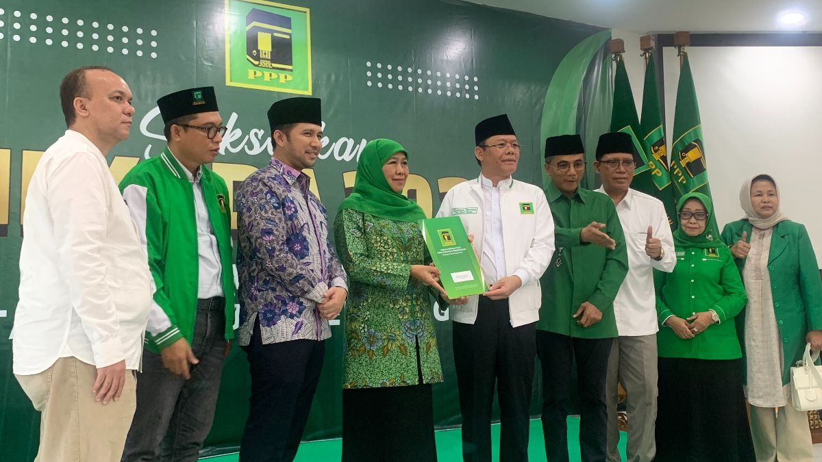 PPP Resmi Beri Dukungan Khofifah-Emil di Pilgub Jatim 2024