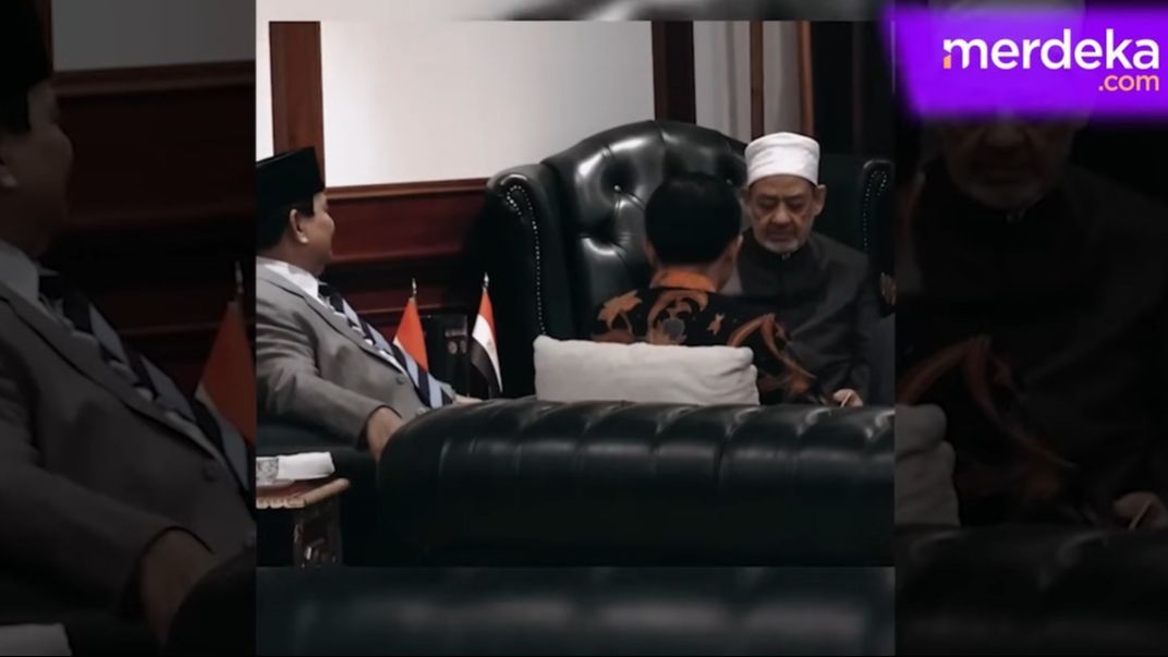 VIDEO: Momen Prabowo Cium Alquran dan Didoakan ini Oleh Imam Besar Mesir