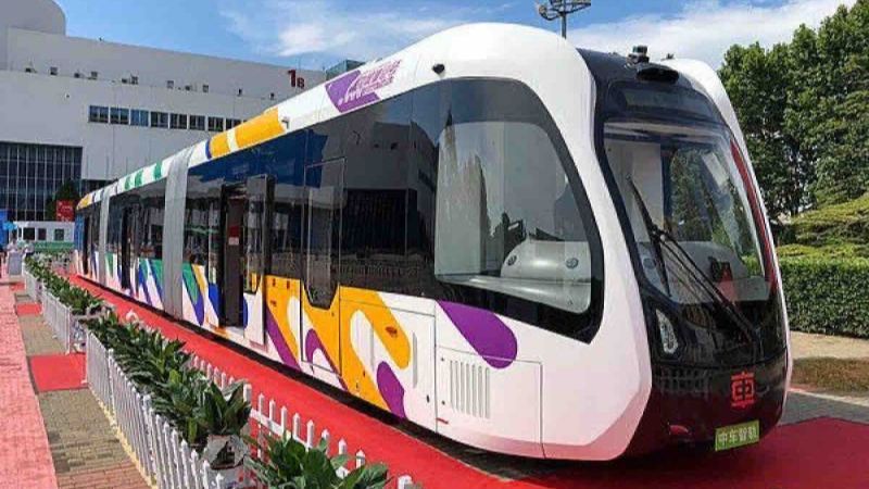 Kereta Otonom Tanpa Rel dari China Tiba di IKN Akhir Bulan Ini, Beroperasi Agustus 2024