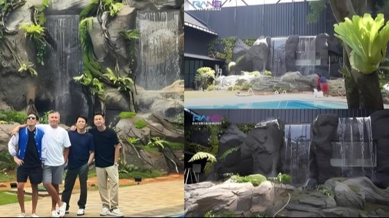 Potret Rainforest Garden Rumah Raffi Ahmad, Sejuk dan Asri Dilengkapi Air Terjun