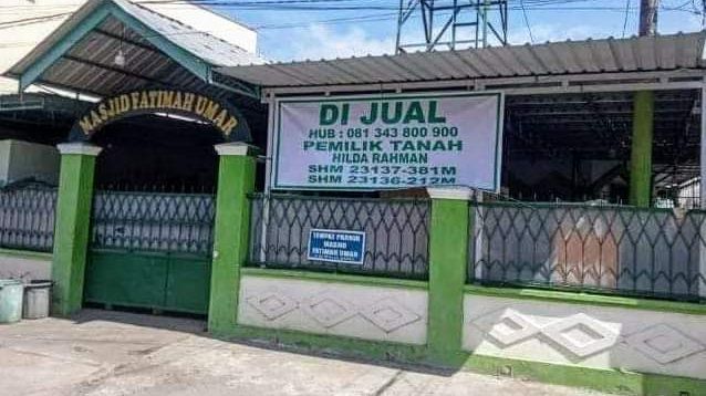 Viral Masjid Dijual di Makassar, Ini Penjelasan Camat dan Imam