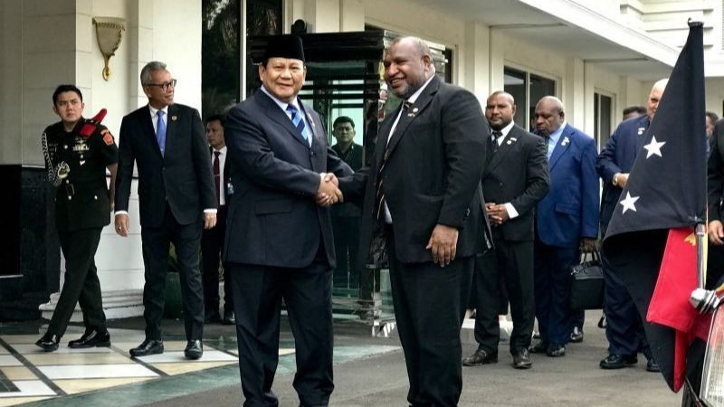 Prabowo dan PM Papua Nugini Bertemu, Ini yang Dibahas