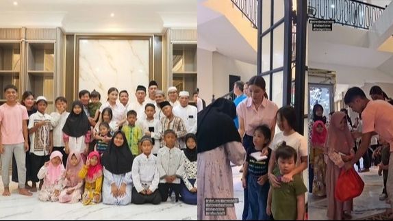 Pindah Rumah Baru, Potret Sarwendah Gelar Pengajian Bareng Anak Yatim