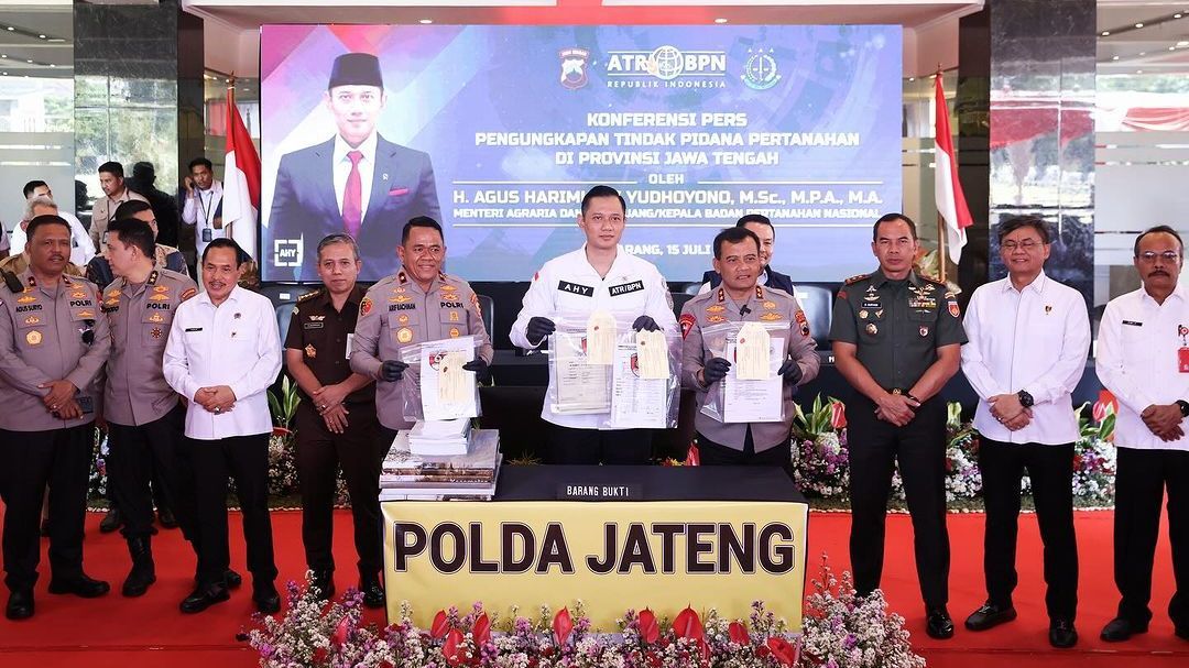 Menteri AHY 'Menggebuk' Mafia Tanah yang Meresahkan, Didampingi Jenderal Polisi