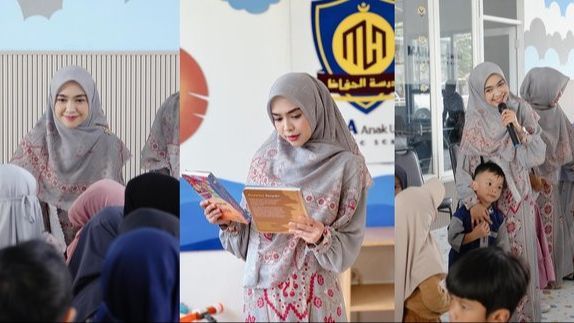 Kegiatan Inspiratif Ria Ricis di Sekolah Miliknya, Mengajar Anak-anak dengan Ceria dan Seru