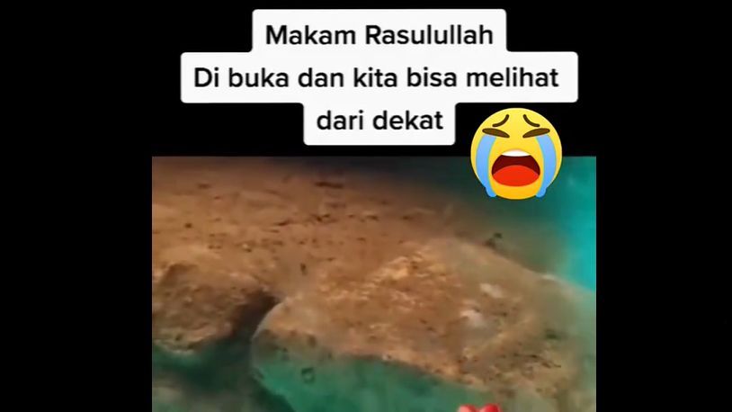 Viral Video Penampakan Makam Nabi Muhammad, Cek Faktanya