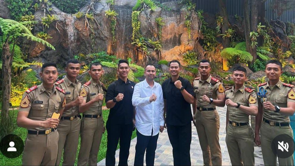 Raffi Ahmad Kedatangan 7 Taruna Akmil ke Andara, Pose Gagah Sang Calon Pemimpin Bangsa