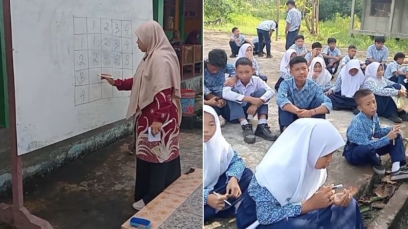 Murid Tampak Antusias, Guru Ini Bikin Game Matematika ala 'Clash of Champions'