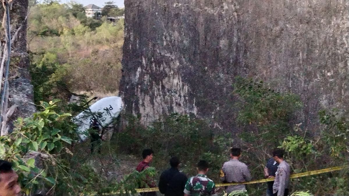 Dugaan Helikopter Jatuh di Pecatu Bali Gara-Gara Tali Layangan, Begini Kata Polisi