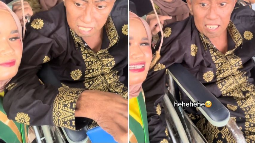 Wanita Ini Bagikan Momen Ayahnya yang Tepati Janji Hadir di Acara Wisudanya Meski Tengah Sakit, Bikin Haru