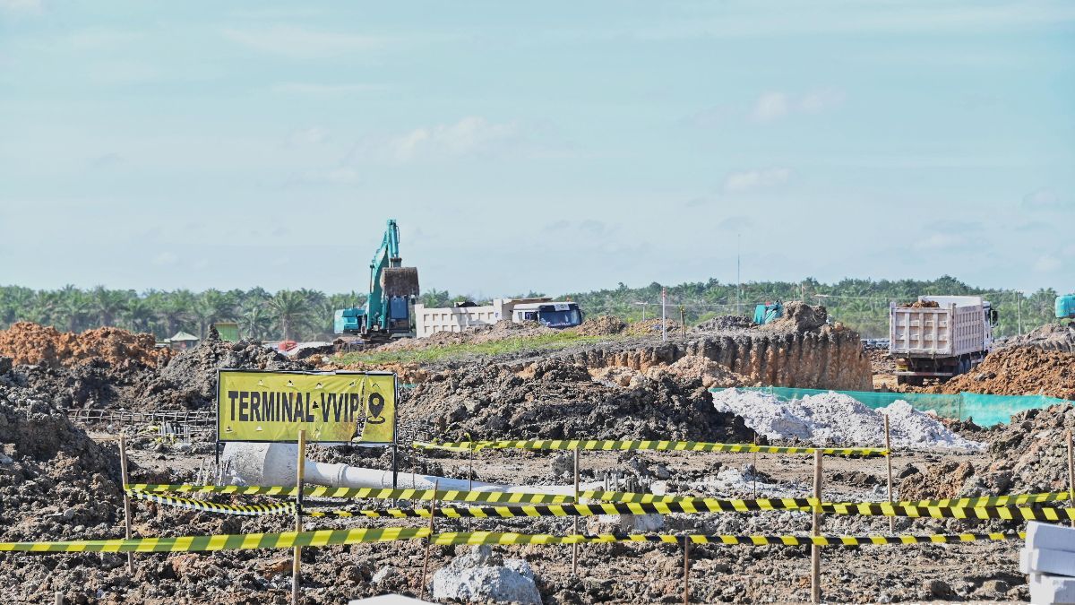 Progres Pembangunan Bandara VVIP IKN Sudah Mencapai 50 Persen