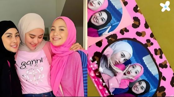 Intip Deretan Gaya Nagita Slavina Kenakan Hijab Pink Bareng Adik Ipar Usai Pulang Haji