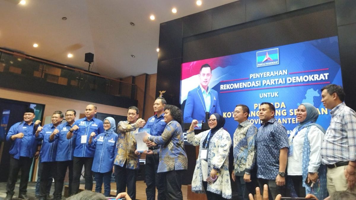 Demokrat Resmi Usung Ahmad Riza Patria-Marshel Widianto di Pilkada Tangsel