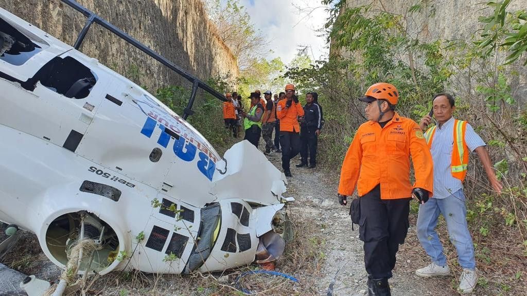 Respons Menhub Budi Soal Dugaan Benang Layangan jadi Penyebab Helikopter Jatuh di Bali