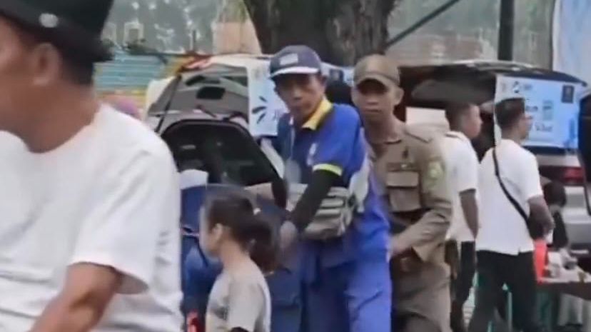 Viral Pedagang Roti Didorong saat Car Free Day, Ini Penjelasan Kasatpol PP Medan