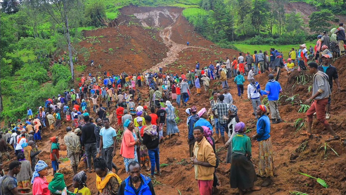 FOTO: Tragisnya Terjangan Tanah Longsor di Ethiopia Tewaskan 229 Orang