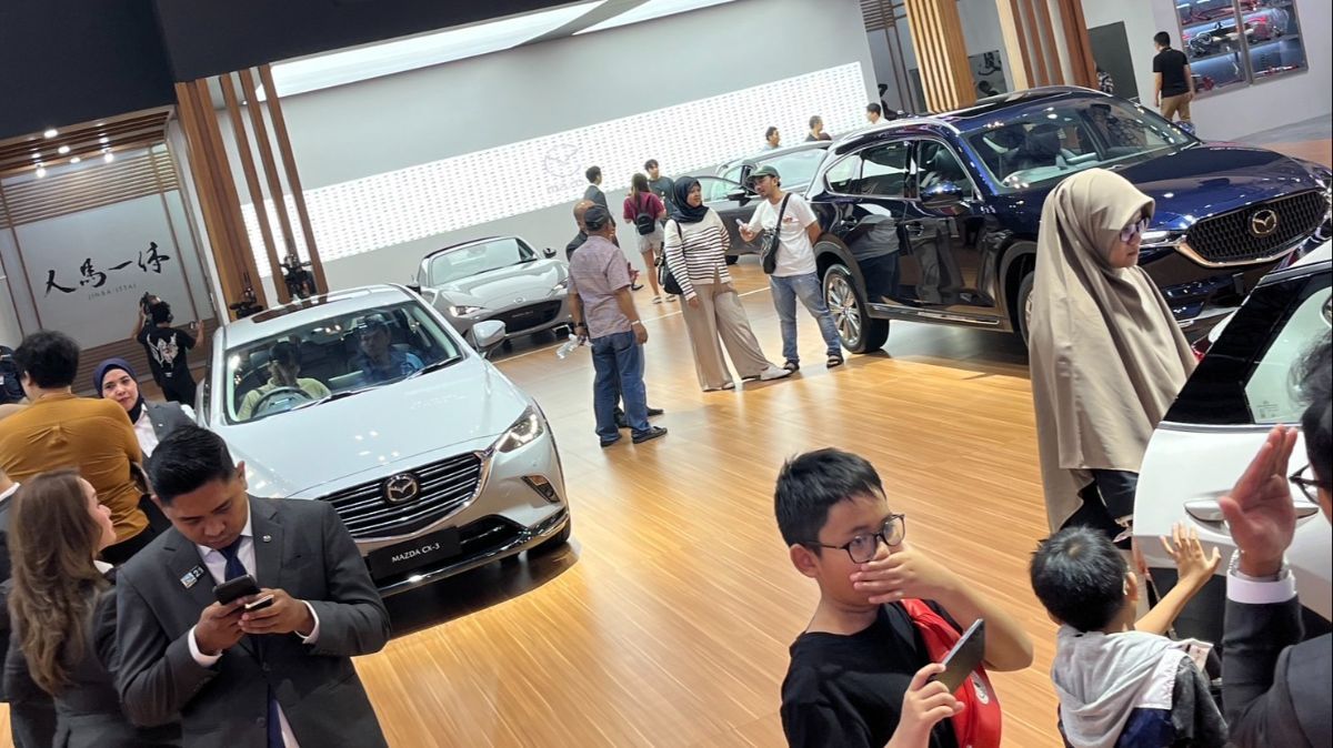 Alasannya adalah Mazda belum menghadirkan mobil listrik di GIIAS 2024.