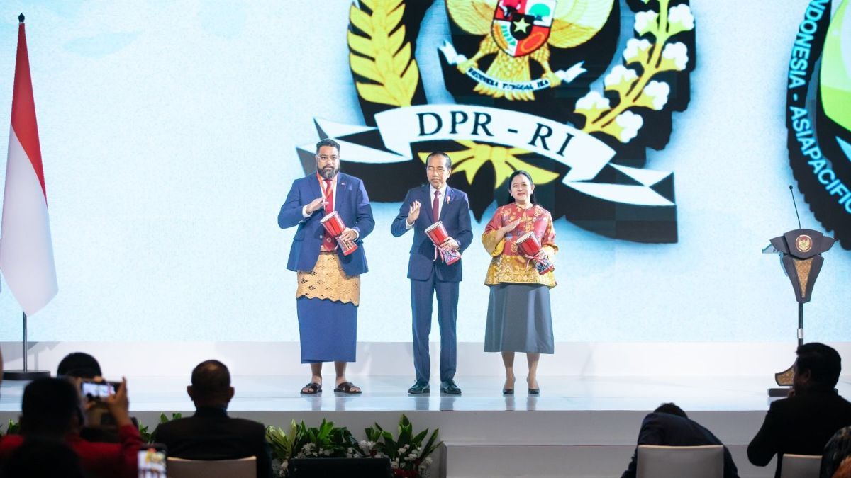 Buka Forum Parlemen RI-Pasifik Bersama Jokowi, Puan Bicara Prinsip Kesetaraan di Kawasan