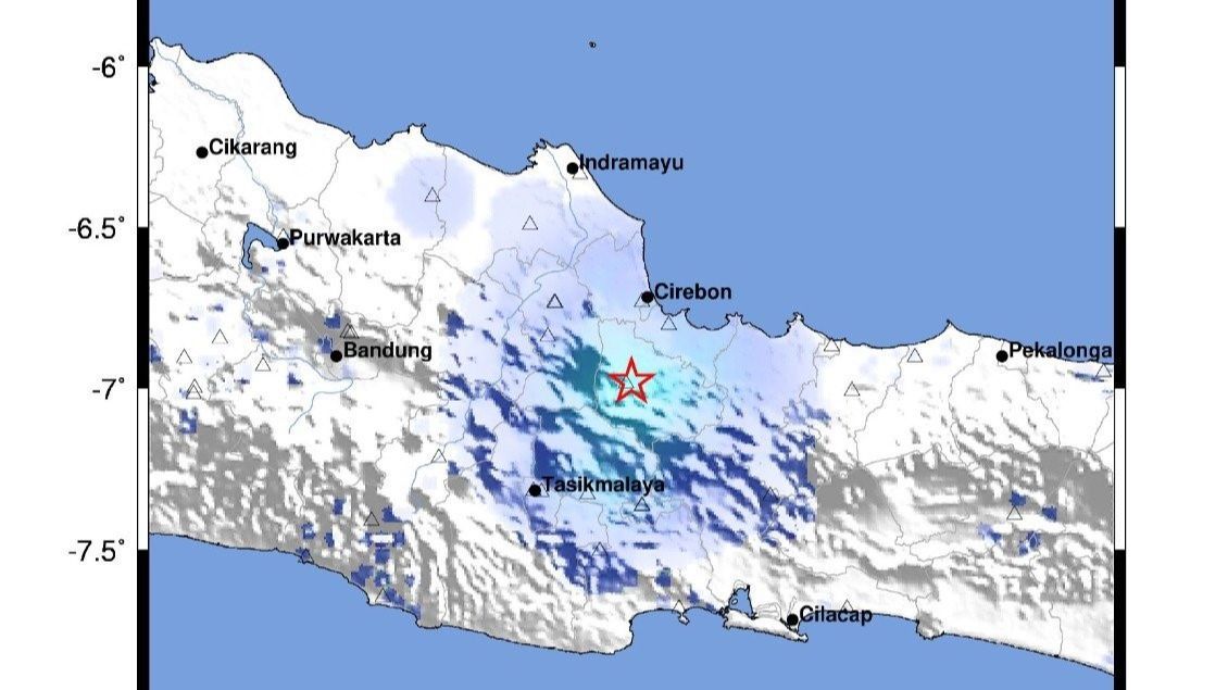 Gempa Magnitudo 4.1 Guncang Kuningan, Dipicu Aktivitas Sesar Ciremai