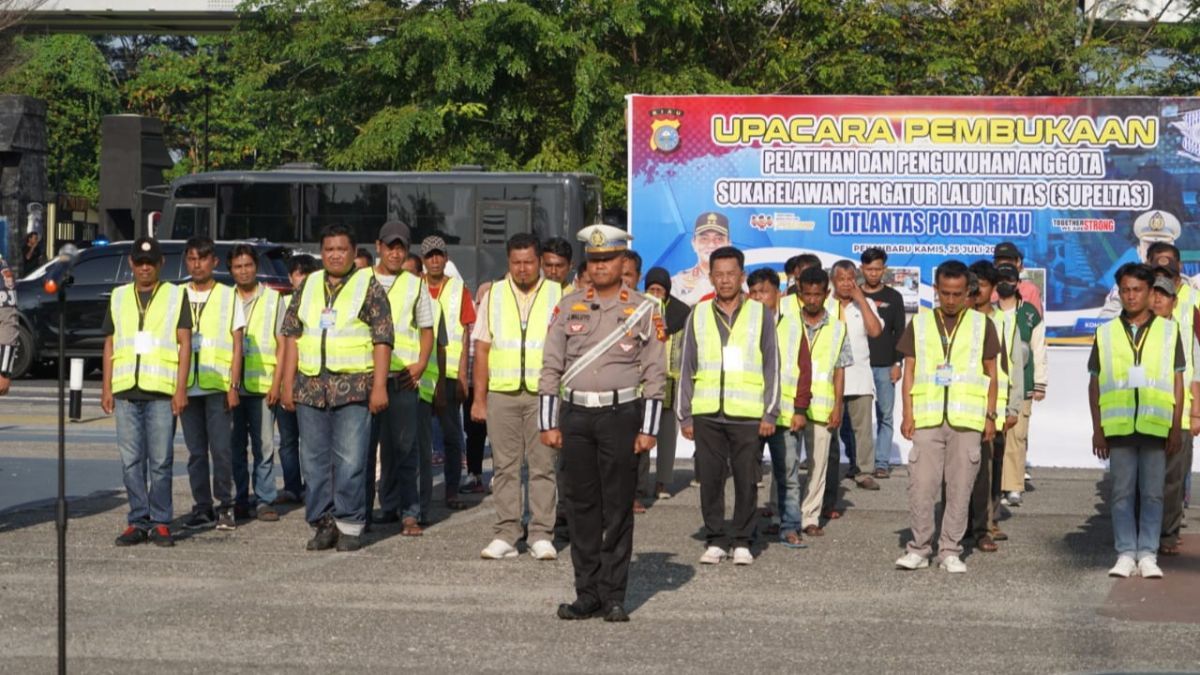 Polisi Kumpulkan Puluhan Pak Ogah di Pekanbaru, Ini Tujuannya