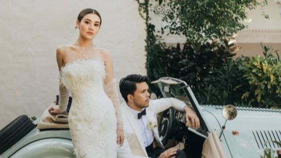 Dipuji Secantik Princess, 7 Foto Penampilan Aaliyah Massaid Ketika di Prewed Terbarunya