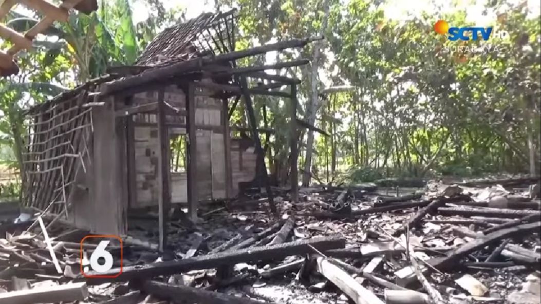 Kisah Tragis Pria di Ngawi Depresi Usai Istri Meninggal, Bakar Rumah Orang Tua hingga Anak Semata Wayang Harus Mengungsi