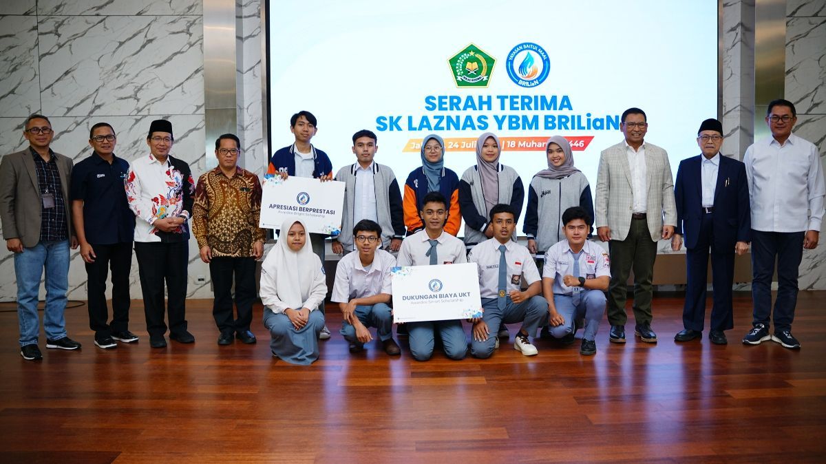 YBM BRILiaN Terima SK Izin Operasional Lembaga Amil Zakat Nasional dari Kemenag