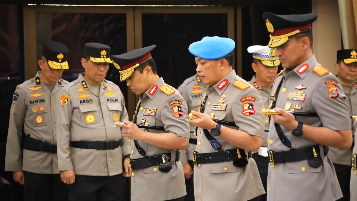 Kapolri Pimpin Sertijab Jenderal Polri, Ahmad Luthfi Naik Pangkat Jadi Komjen