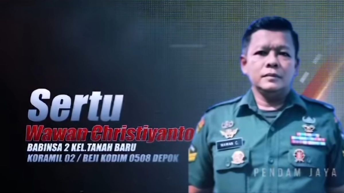 Profil Sertu Wawan Christiyanto Babinsa TNI Bentak & Usir Debt Collector, dari Tugas di Papua hingga Afrika