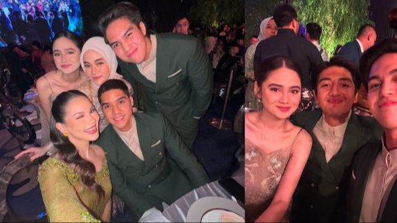 8 Potret Outfit Couple ke Kondangan Kece ala Artis, Mulai dari El Rumi-Syifa Hadju Sampai Al Ghazali-Alyssa Daguise