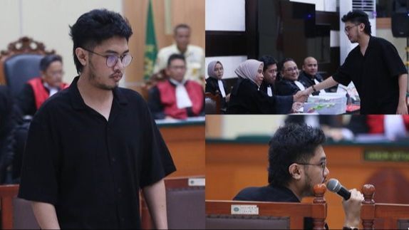 Potret Angger Dimas Emosi Melihat Yudha Arfandi di Persidangan, Sempat Mau Pingsan Saking Kesalnya