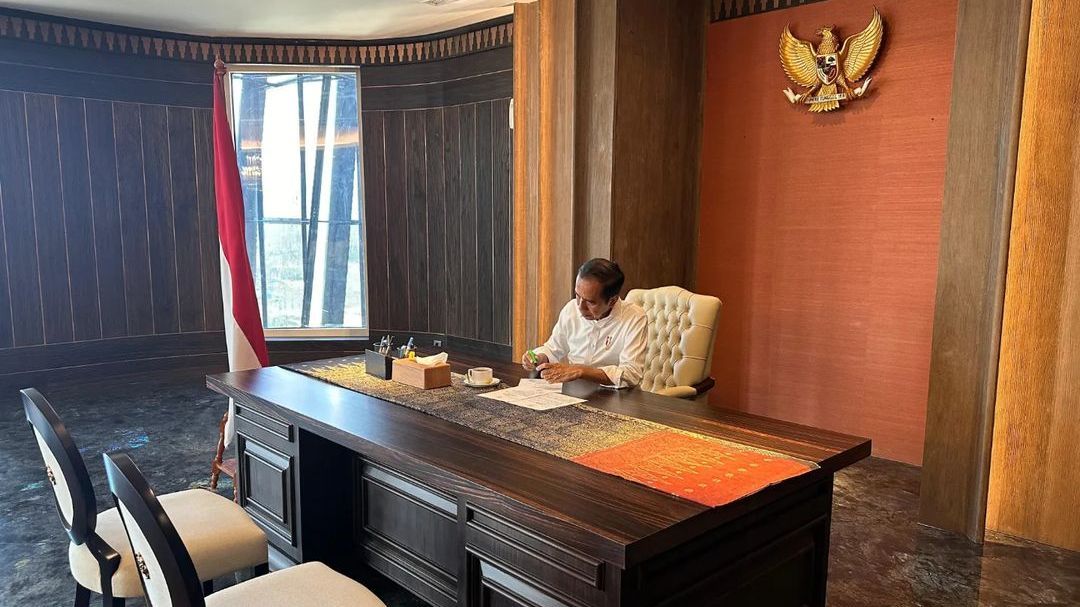 FOTO: Resmi Berkantor di IKN, Ini Penampakan Ruang Kerja dan Kamar Tidur Jokowi