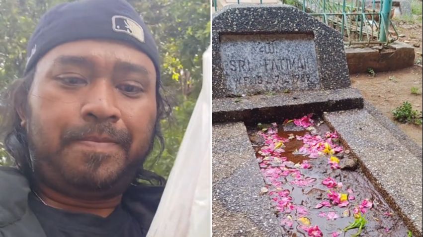 34 Tahun Cari Makam Ibunda Hanya dengan Modal Foto, Pria Ini Terharu Akhirnya Bisa Temukan Tempat 'Pulang'