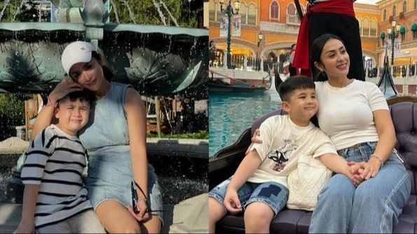 Liburan ke Hong Kong bareng Sang Anak, Ini Potret Selvi Kitty yang Asyik Main di Disney Land hingga Susuri Sungai Macau