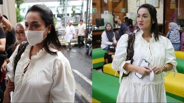 Potret Tengku Dewi Putri Hadiri Sidang Perceraiannya dengan Andrew Andika, Tampak Tegar Meski Sedang Hamil Besar