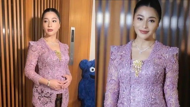 Cantiknya Nikita Willy Tampil Pakai Kebaya, Baby Bump Makin Terlihat