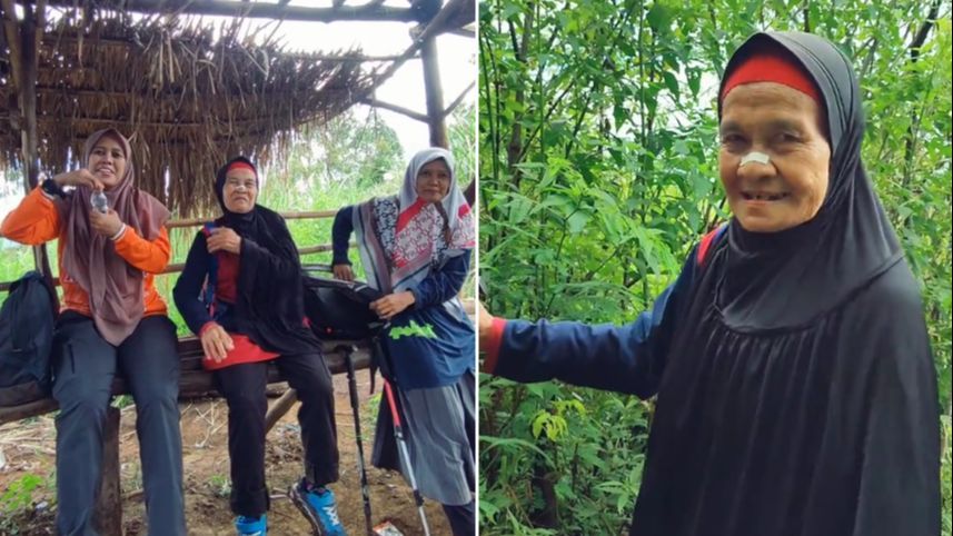 Pria Ini Bertemu Nenek 75 Tahun saat Mendaki, Bagikan Tips Tetap Kuat Naik Gunung di Usia Senja