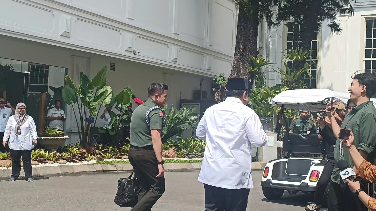 Ditanya Soal Kesehatan Pascaoperasi, Prabowo Pamer Jurus Silat di Istana