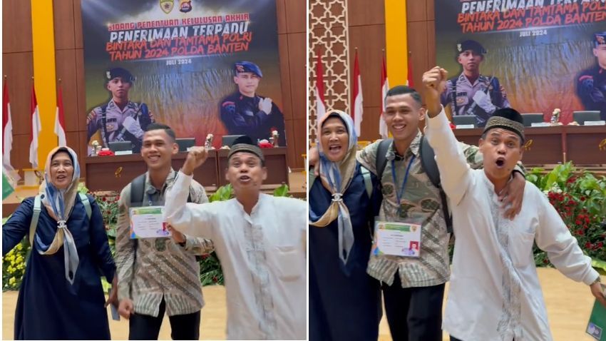 Penuh Perjuangan, Anak Sopir Ini Akhirnya Lulus Kepolisian Usai Mengikuti Tes 10 Kali Selama 4 Tahun