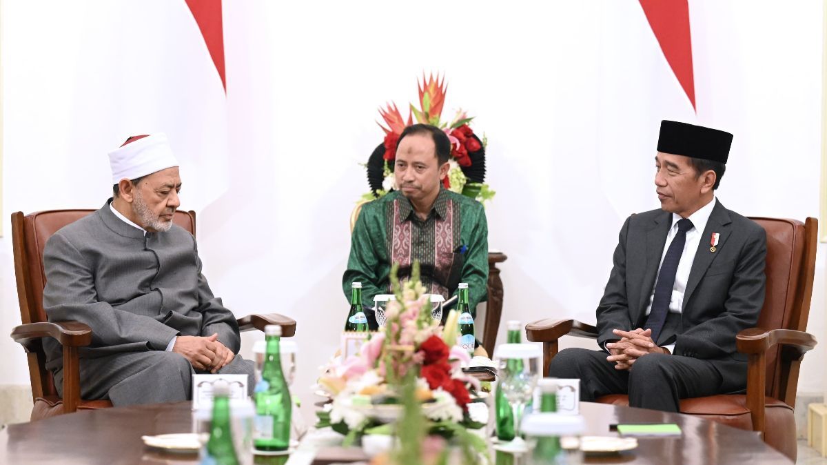 Jokowi dan Grand Syekh Al Azhar Kompak Dorong Gencatan Senjata Permanen di Gaza