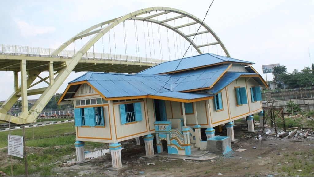 Klasiknya Rumah Singgah Kesultanan Siak Sri Indrapura, Seluruh Bagian Bangunan Terbuat dari Kayu