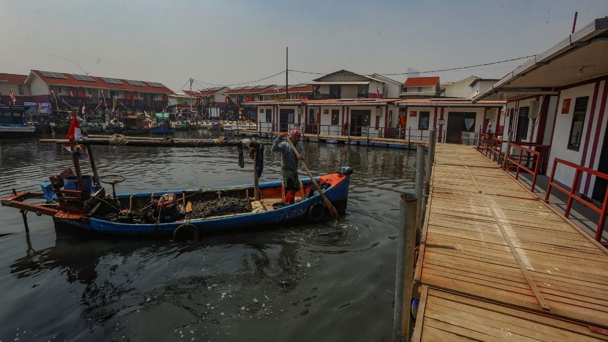 FOTO: Melihat Keunikan Rumah Apung yang Modern untuk Para Nelayan Muara Angke