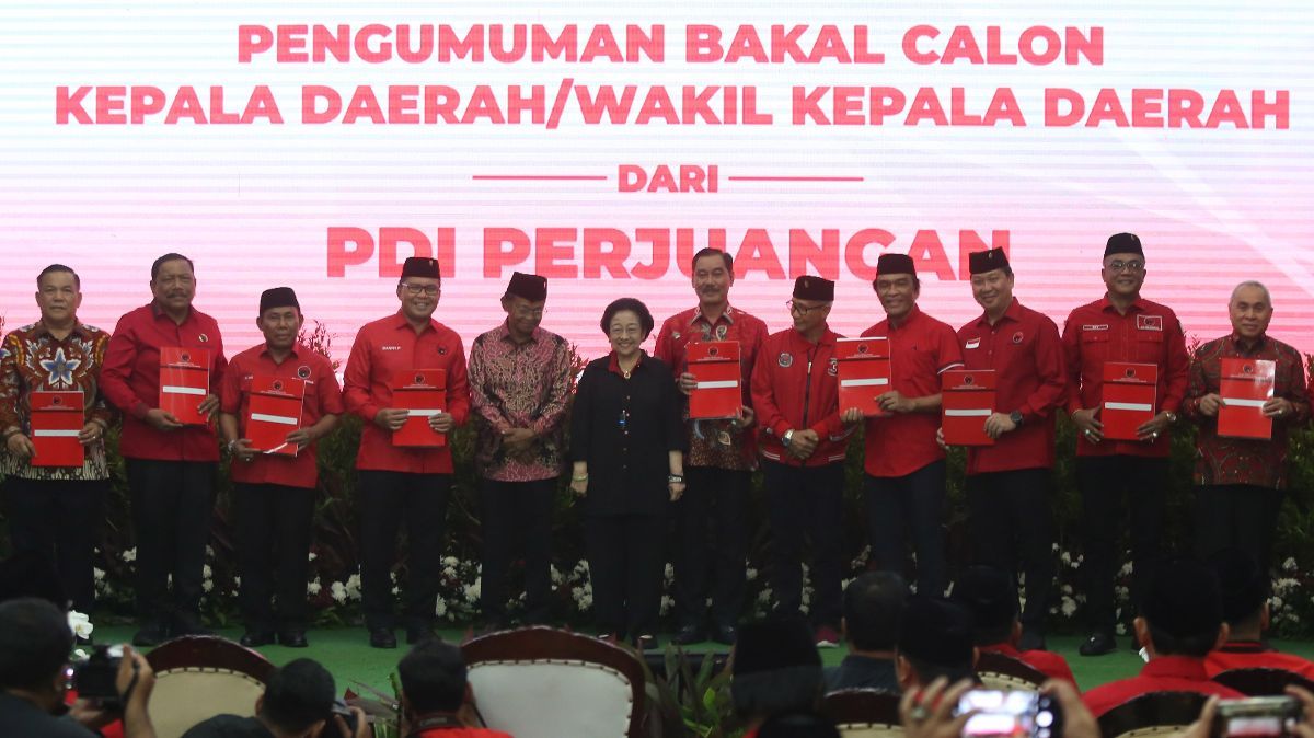 FOTO: Takut PDIP Diambil Alih, Megawati Pilih Jadi Ketum Lagi