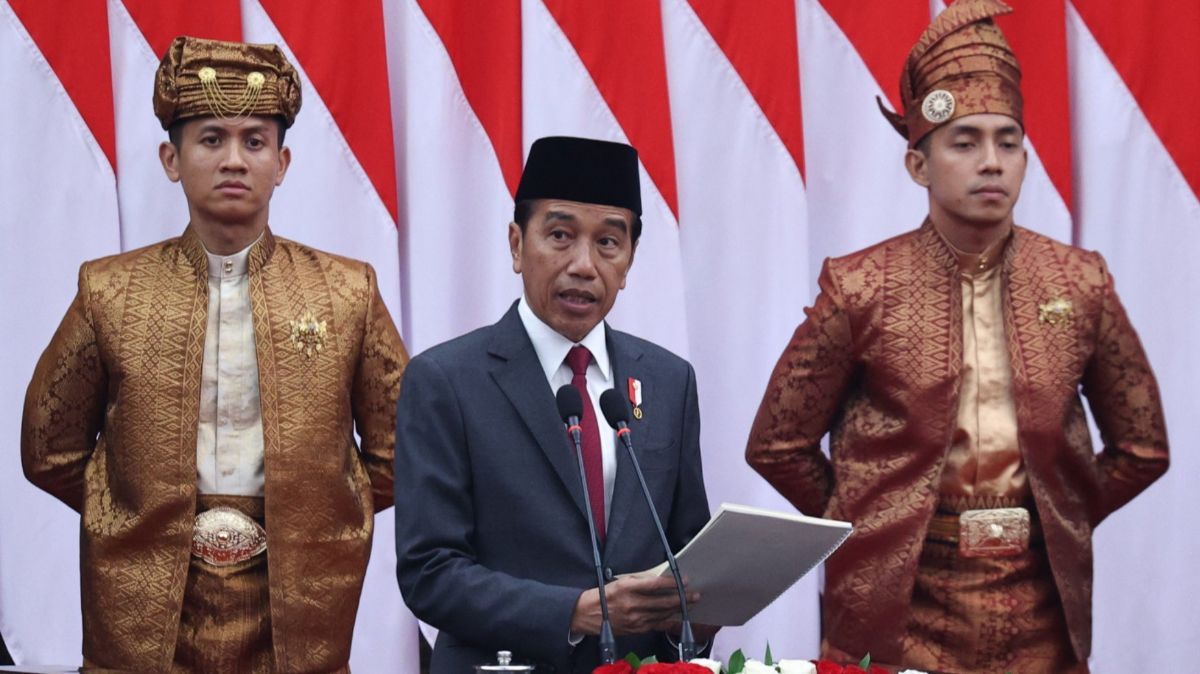 FOTO: Disaksikan Prabowo, Jokowi Pidato RAPBN Singgung Keberlanjutan Pembangunan IKN hingga Makan Bergizi Gratis