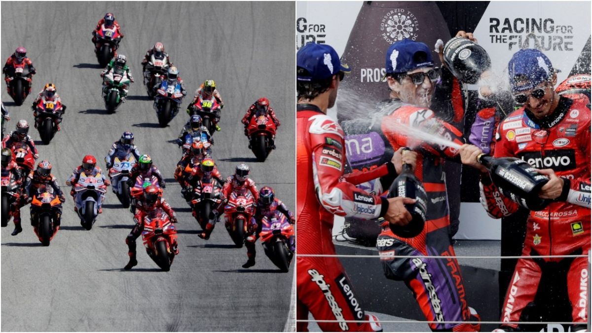 FOTO: Momen Bagnaia Juara MotoGP Austria 2024 hingga Aksi Tak Terduga Marc Marquez Salip 9 Pembalap