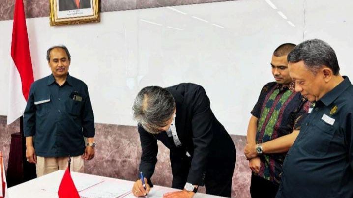 PPSDM Geominerba Gelar Penandatanganan Implementation Plan Antara Indonesia dan Jepang