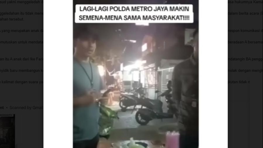 Viral Wanita Dibuntuti Anggota Polda Metro Jaya, Begini Cerita Sebenarnya