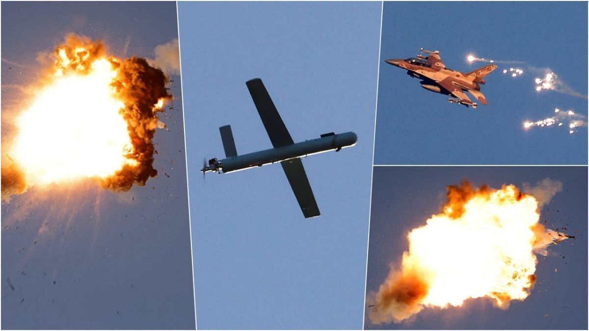 FOTO: Pertempuran Mendebarkan Drone Hizbullah vs Jet Tempur Israel, Langit Perbatasan Lebanon Mencekam!