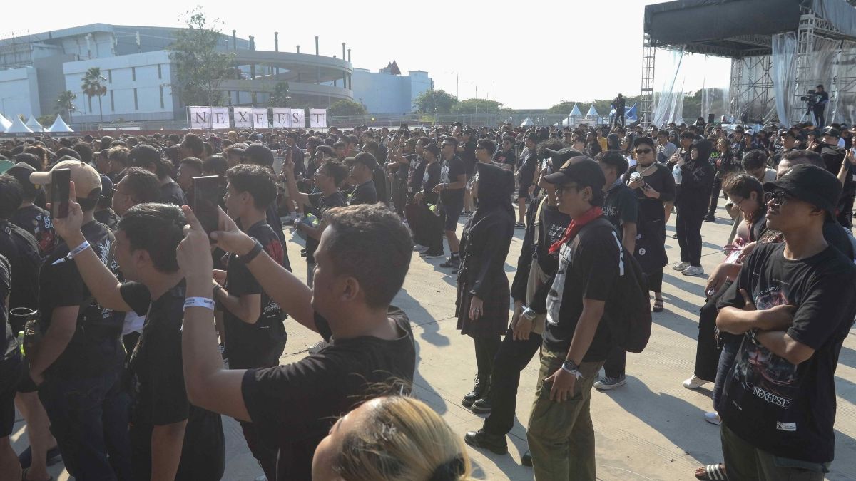 FOTO: Antusiasme Para Pecinta Musik Rock Padati Nex Fest Indonesia 2024 di Ancol